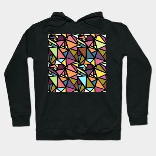 Colorful triangles pattern 6 Hoodie